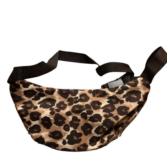 Justice Girls Leopard Print Fanny Pack Sequin Tassel Accent Adjustable NWOT - Picture 6 of 8